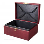 Red Despatch Case With Cover