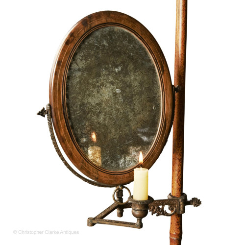 Tent Pole or Bracket Campaign Mirror