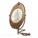 Tent Pole or Bracket Campaign Mirror