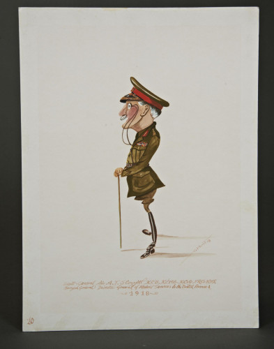 Watercolour of Lieut-General Sir .T. Sloggett