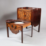 A George III mahogany night table