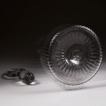 An early 19th century Irish glass decanter