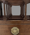 A George III mahogany canterbury