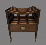 A George III mahogany canterbury
