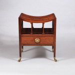 A George III mahogany canterbury