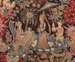 An early 18th century bizarre style needlework picture