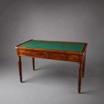 A 19th century tric-trac table