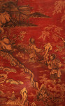 A pair of early 19th century Chinese lacquer panels