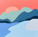 La rivière bleue