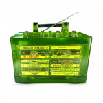 Rhyme Capsule Mini Boombox sculpture - Lime