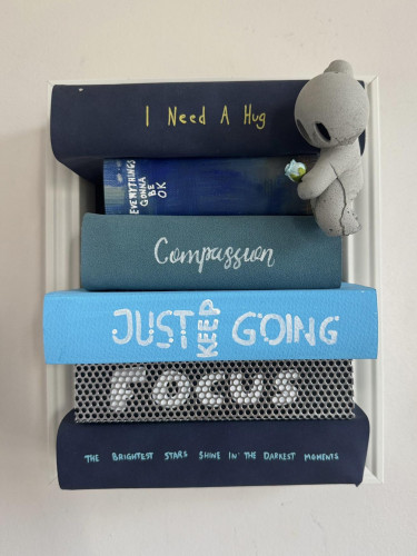 Blue deep and hugs book