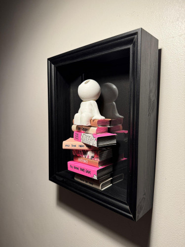 Deep pinks mini books