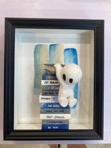 Mini blue books positivity