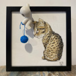 Cat and ball of tease