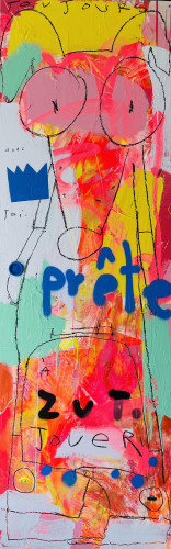 Toujours prête à jouer.