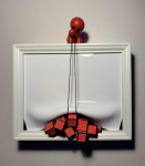 Red on red block reveal hint