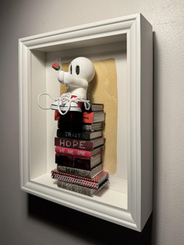 Books mini - Red hopes red rose