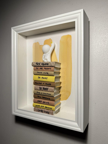 Books mini - Yellow message