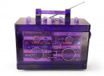 Rhyme Capsule mini BoomBox sculpture - Purple
