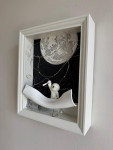 Moon lightbox , telescope