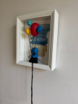 Blue walk with Ballons