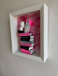 Pink mini book boots