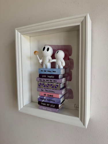 Mini Books - Purples together