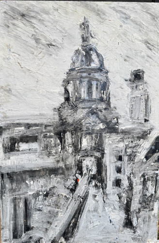 St. Paul's Cathedral from Ludgate Hill, London