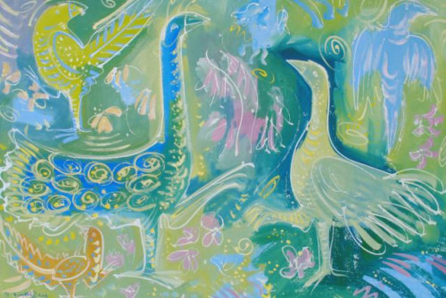 Peacocks and Parrots