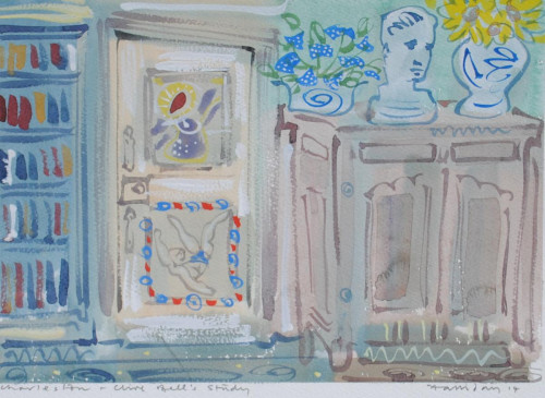 Clive Bell's study, Charleston Manor