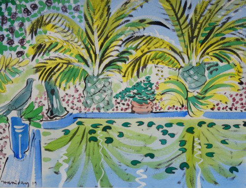 Pool at the Jardin Majorelle, Marrakesh