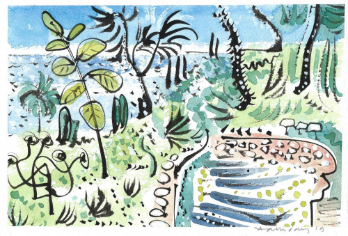 The Path at Giardino Botanico Hanbury