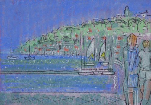 Antibes. Pastel