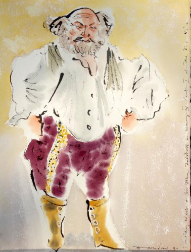 Timothy West as Falstaff, The Old Vic 1997