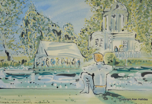 Temple Island during Henley Royal Regatta