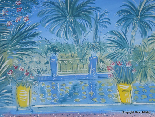 The Lilly Pond Jardin Majorelle