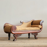 American Regency Recamier Chaise longue c1825