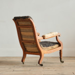 Mid 19th Century Open Armchair Attr' Holland & Sons