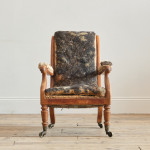 Mid 19th Century Open Armchair Attr' Holland & Sons