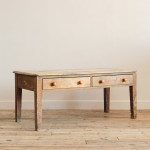 Georgian Pine Scullery Table In Original Paint