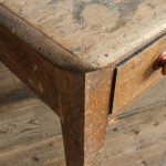 Georgian Pine Scullery Table In Original Paint