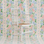 19th Century Faux Bamboo Armchair in Later Paint