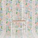 19th Century Faux Bamboo Armchair in Later Paint