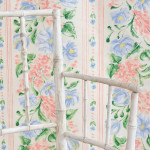 19th Century Faux Bamboo Armchair in Later Paint