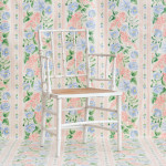 19th Century Faux Bamboo Armchair in Later Paint