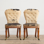 Pair of mid 19th Century Slipper Chairs c1840