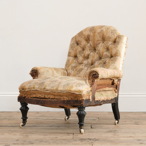 Small 19th century bedroom armchair