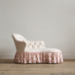Mid 19th Century Chaise Longue in Titley & Marr Printed Cotton