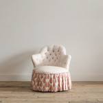 Mid 19th Century Chaise Longue in Titley & Marr Printed Cotton