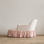 Mid 19th Century Chaise Longue in Titley & Marr Printed Cotton